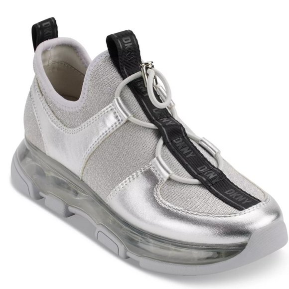 DKNY Tace Slip-On Lace-Up Sneakers - Picture 1 of 5